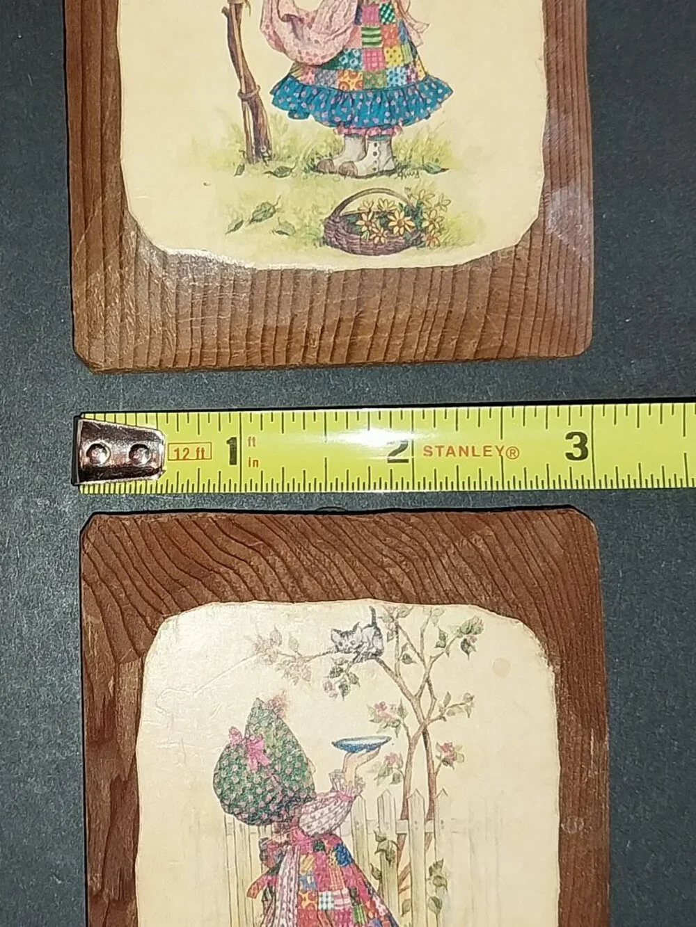 Holly Hobby Wood Plaques Set of 2